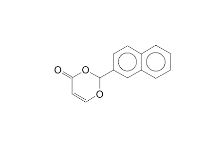 4H-1,3-Dioxin-4-one, 2-(2-naphthalenyl)-, (.+-.)-