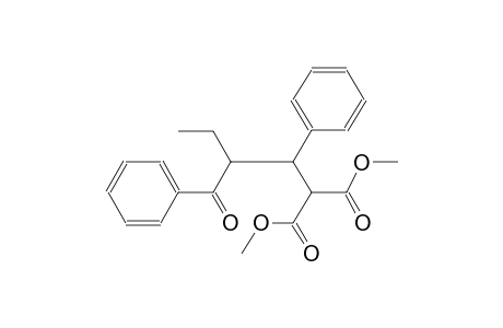 propanedioic acid, 2-(2-benzoyl-1-phenylbutyl)-, dimethyl ester