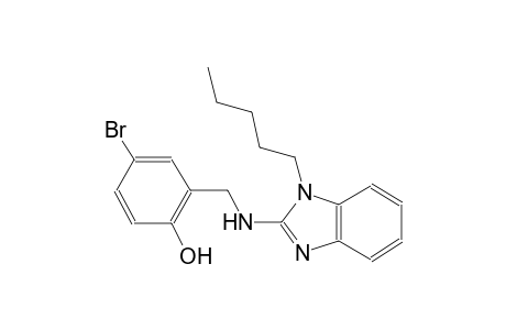 4-bromo-2-{[(1-pentyl-1H-benzimidazol-2-yl)amino]methyl}phenol