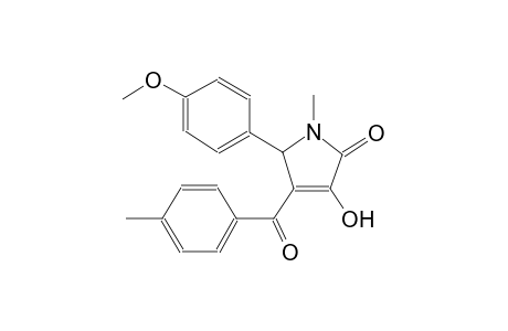 2H-pyrrol-2-one, 1,5-dihydro-3-hydroxy-5-(4-methoxyphenyl)-1-methyl-4-(4-methylbenzoyl)-