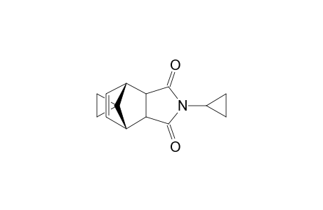 4'-Cyclopropyl-4'-azaspiro[cyclopropane-1,10'-tricyclo[5.2.1.0(2,6)]decan]-8'-ene-3',5'-dione (isomer 1)