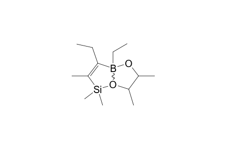 RAC-4,5-DIETHYL-2,2,3,7,8-PENTAMETHYL-1,6-DIOXA-2-SILA-5-BORA-3-CYCLOOCTENE