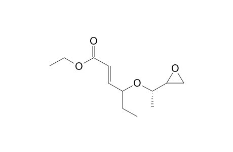 4-(1,2-Epoxy-3-(S)-butoxy)-(E)-2-hexenoic acid ethyl ester
