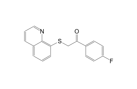 ethanone, 1-(4-fluorophenyl)-2-(8-quinolinylthio)-