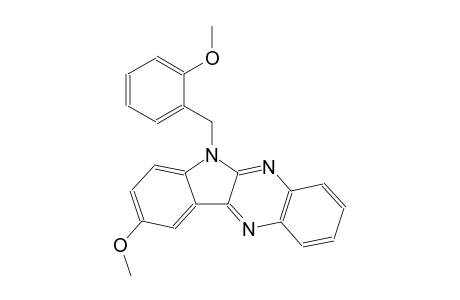 9-methoxy-6-(2-methoxybenzyl)-6H-indolo[2,3-b]quinoxaline