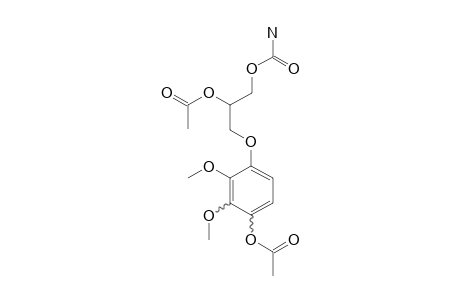 Methocarbamol-M (HO-methoxy-) 2AC