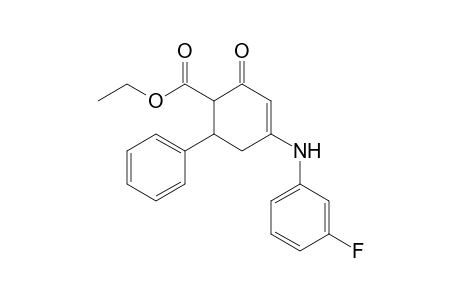 4-(3-fluoroanilino)-2-keto-6-phenyl-cyclohex-3-ene-1-carboxylic acid ethyl ester