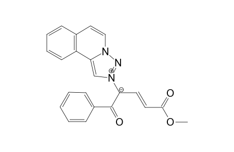 2-Benzoyl-(E)-2-methoxycarbonylvinylmethyl-[1,2,3]triazolo[5,1-a]isoquinolinium ylide