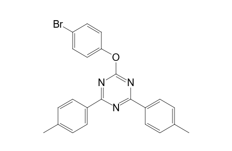 2-(4-Bromophenoxy)-4,6-bis(4-methylphenyl)-1,3,5-triazine