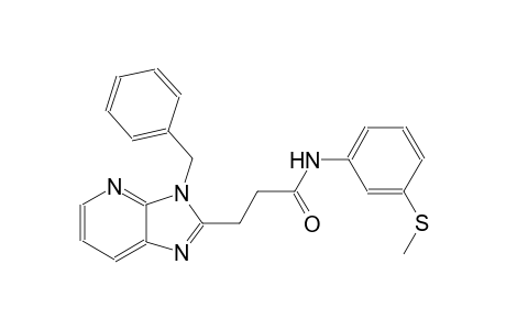 3H-imidazo[4,5-b]pyridine-2-propanamide, N-[3-(methylthio)phenyl]-3-(phenylmethyl)-