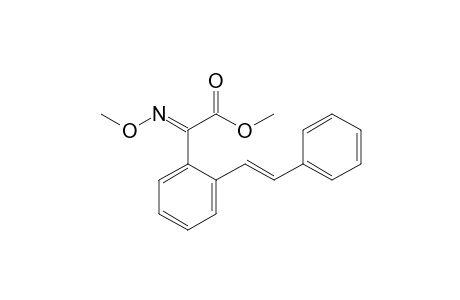 Benzeneacetic acid, alpha-(methoxyimino)-2-(2-phenylethenyl)-, methyl ester, (E,E)-