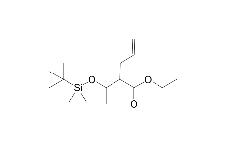 Ethyl (syn)-2-Allyl-3-(tert-butyldimethylsiloxy)butanoate