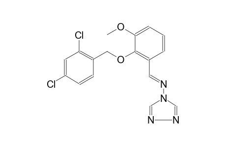 N-((E)-{2-[(2,4-dichlorobenzyl)oxy]-3-methoxyphenyl}methylidene)-4H-1,2,4-triazol-4-amine