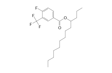 4-Fluoro-3-trifluoromethylbenzoic acid, 4-tridecyl ester