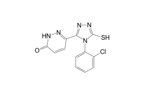 2H-Pyridazin-3-one, 6-[4-(2-chlorophenyl)-5-mercapto-4H-[1,2,4]triazol-3-yl]-