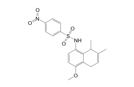 1,2-Dimethyl-5-methoxy-8-(nosylamino)-1,4-dihydronaphthalene