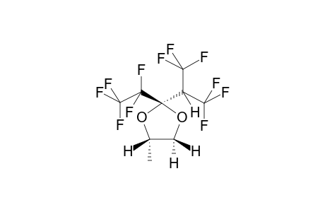 (E)-4-METHYL-2-PERFLUOROETHYL-2-(ALPHA-HYDROPERFLUOROISOPROPYL)-1,3-DIOXOLANE