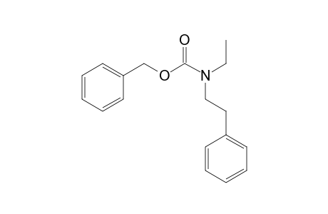 Carbonic acid, monoamide, N-(2-phenylethyl)-N-ethyl-, benzyl ester