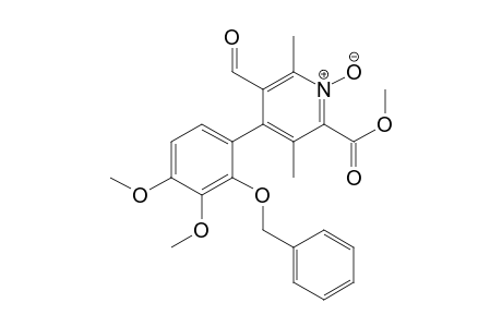 2-Pyridinecarboxylic acid, 4-[3,4-dimethoxy-2-(phenylmethoxy)phenyl]-5-formyl-3,6-dimethyl-, methyl ester, 1-oxide