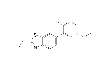 Benzothiazole, 2-ethyl-6-[2-methyl-5-(1-methylethyl)phenyl]-