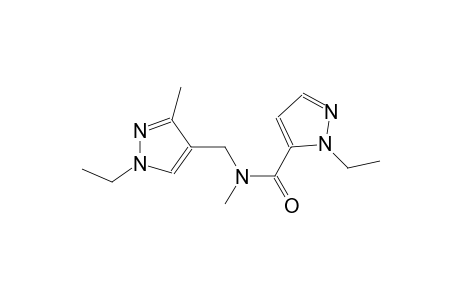 1-ethyl-N-[(1-ethyl-3-methyl-1H-pyrazol-4-yl)methyl]-N-methyl-1H-pyrazole-5-carboxamide