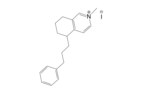 2-METHYL-5-(4-PHENYLPROPYL)-5,6,7,8-TETRAHYDRO-ISOQUINOLINE-IODIDE