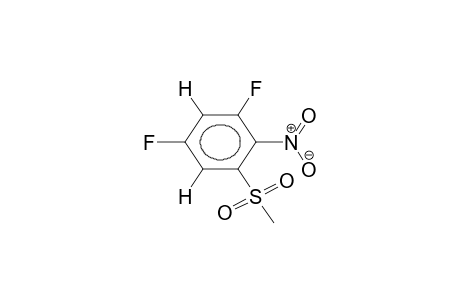 1-NITRO-2,4-DIFLUORO-6-METHYLSULPHONYLBENZENE