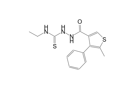 N-ethyl-2-[(5-methyl-4-phenyl-3-thienyl)carbonyl]hydrazinecarbothioamide