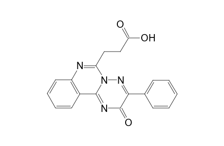 (3-Phenyl-2-oxo-2H-[1,2,4]triazino[2,3-c]quinazolin-6-yl)propanoic acid