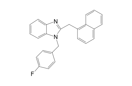 1-(4-fluorobenzyl)-2-(1-naphthylmethyl)benzimidazole