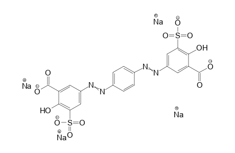 Benzoic acid, 3,3'-[1,4-phenylenebis(azo)]bis[6-hydroxy-5-sulfo-, tetrasodium salt