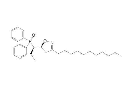 (1'R*,5S*)-5-(1'-Diphenylphosphinoylpropyl)-3-undecyl-4,5-dihydroisoxazole