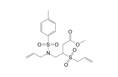 3-Allylsulfonyl-4-[allyl(tosyl)amino]butyric acid methyl ester