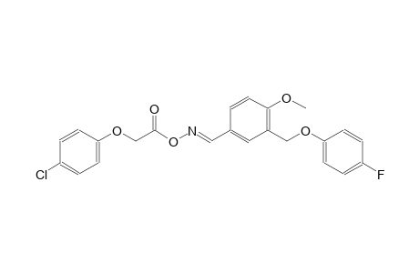 3-[(4-fluorophenoxy)methyl]-4-methoxybenzaldehyde O-[2-(4-chlorophenoxy)acetyl]oxime