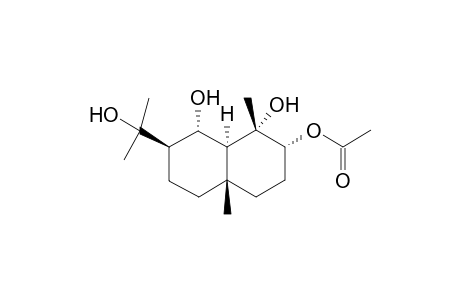 1,2,8-Naphthalenetriol, decahydro-7-(1-hydroxy-1-methylethyl)-1,4a-dimethyl-, 2-acetate, [1S-(1.alpha.,2.alpha.,4a.beta.,7.beta.,8.alpha.,8a.alpha.)]-