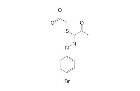 4-(4-BROMOPHENYLHYDRAZONO)-5-OXO-3-THIAHEXANOIC-ACID