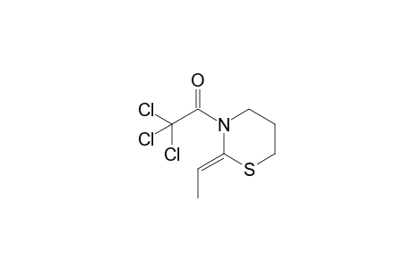 3-(trichloroacetyl)-2-ethyliden-1,3-thiazinane