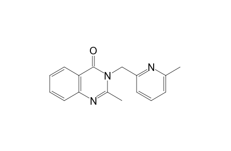 2-methyl-3-[(6-methyl-2-pyridyl)methyl]-4(3H)-quinazolinone