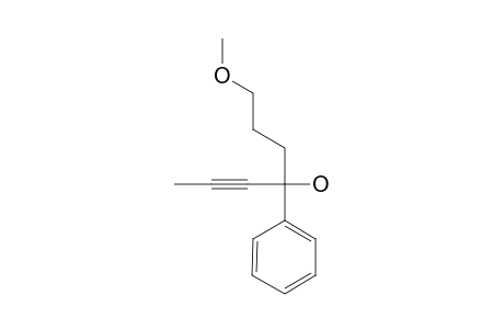1-METHOXY-4-PHENYLHEPT-5-YN-4-OL