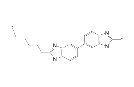 Poly(pentamethylene-bis-benzimidazole)
