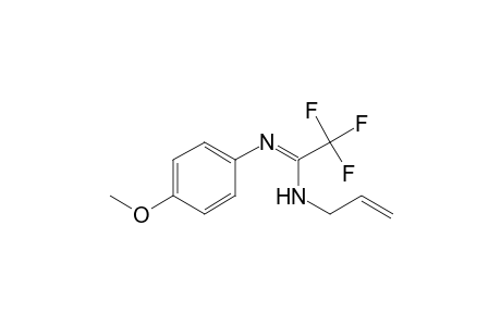 2,2,2-trifluoro-N-(4-methoxyphenyl)-N'-prop-2-enylethanimidamide