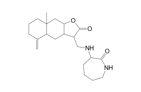 3-[(8a-Methyl-5-methylene-2-oxo-dodecahydro-naphtho[2,3-b]furan-3-ylmethyl)-amino]-azepan-2-one