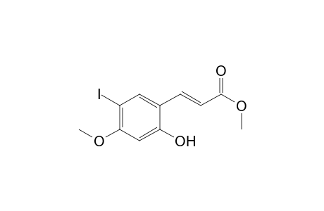 Methyl 5-iodo-4-methoxy-o-coumarate