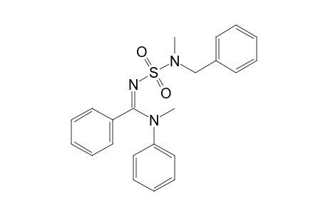 N'-(benzylmethylsulfamoyl)-N-methyl-N-phenylbezamidine
