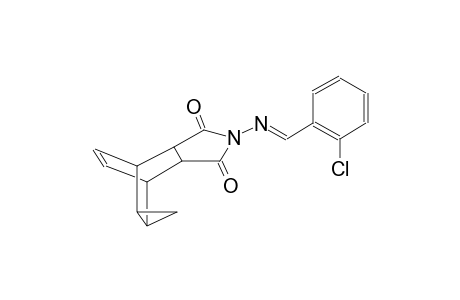 4-{[(E)-(2-chlorophenyl)methylidene]amino}-4-azatetracyclo[5.3.2.0~2,6~.0~8,10~]dodec-11-ene-3,5-dione