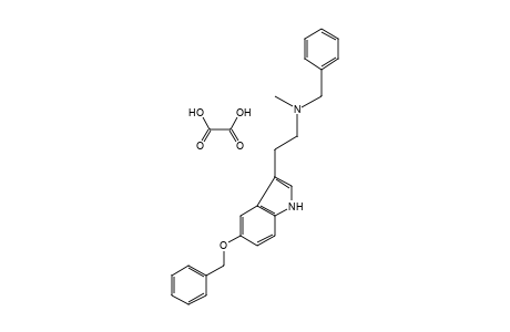 3-[2-(BENZYLMETHYLAMINO)ETHYL]-5-(BENZYLOXY)INDOLE, OXALATE