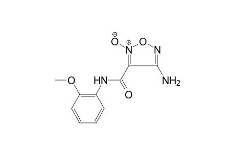 4-Amino-N-(2-methoxyphenyl)-1,2,5-oxadiazole-3-carboxamide 2-oxide