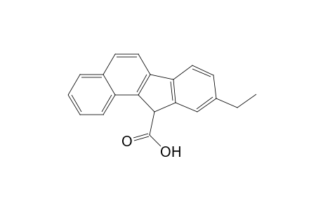 11H-Benzo[a]fluorene-11-carboxylic acid, 9-ethyl-