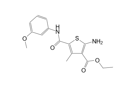 ethyl 2-amino-5-[(3-methoxyanilino)carbonyl]-4-methyl-3-thiophenecarboxylate