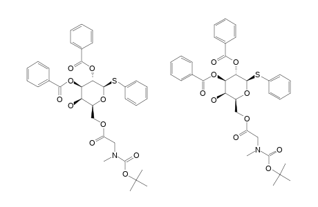 PHENYL-2,3-DI-O-BENZOYL-6-O-[2-[TERT.-BUTOXYCARBONYL-(METHYL)-AMINO]-ACETYL]-1-THIO-BETA-D-GALACTOPYRANOSIDE